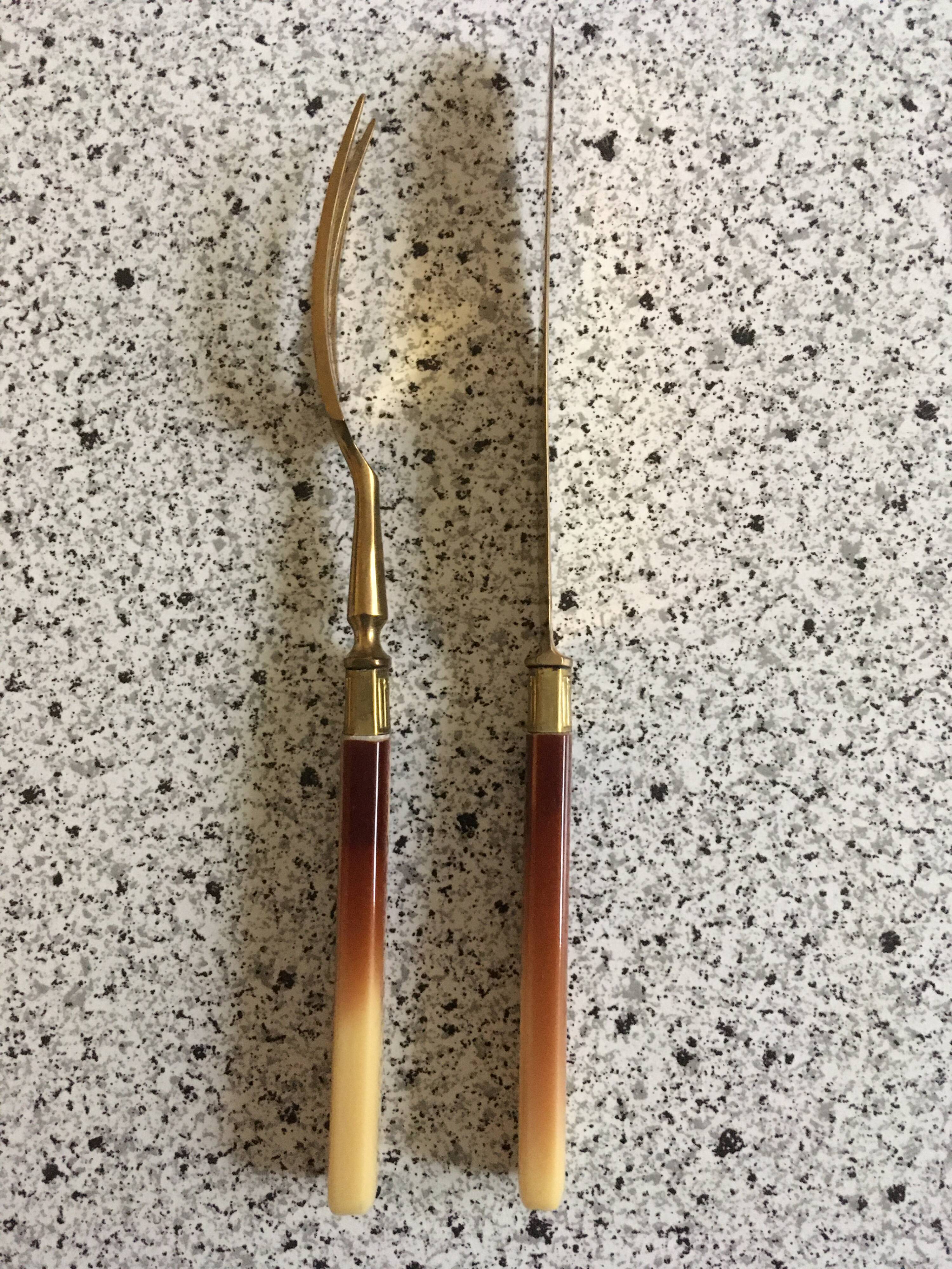 Art Deco fruit cutlery