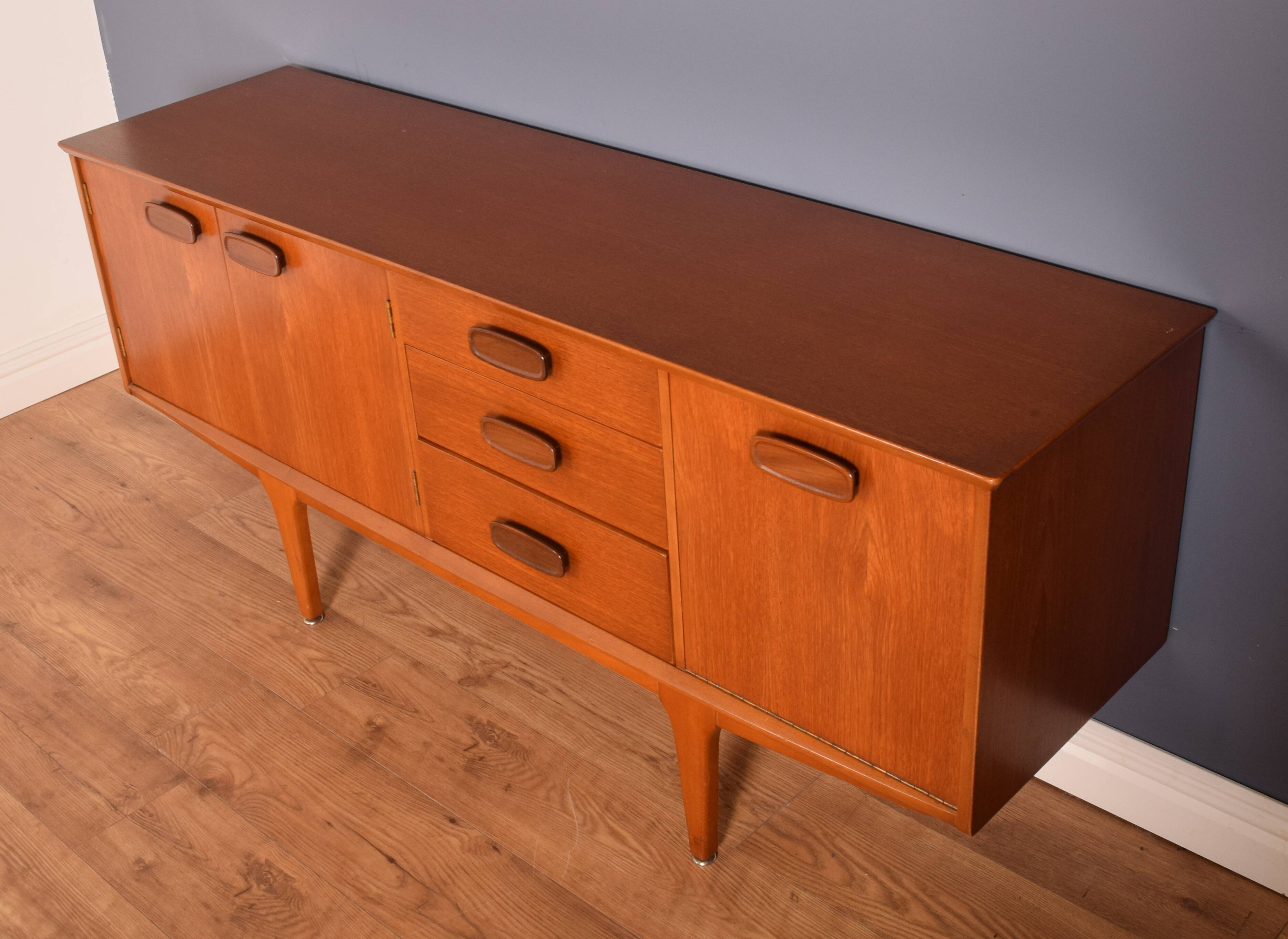 Restored Teak 1960s Retro Long Sideboard By Jentique