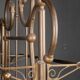 Antique 19thc victorian pair of brass coat stands c.1890