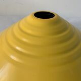 Yellow and black metal lamp