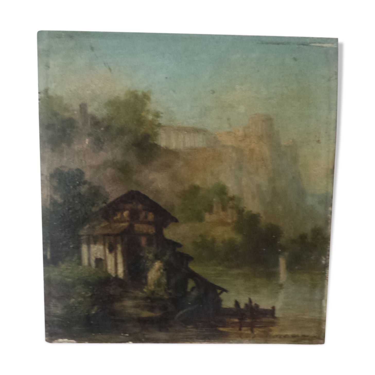 Landscape oil on panel