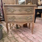 Raw wood chest of drawers
