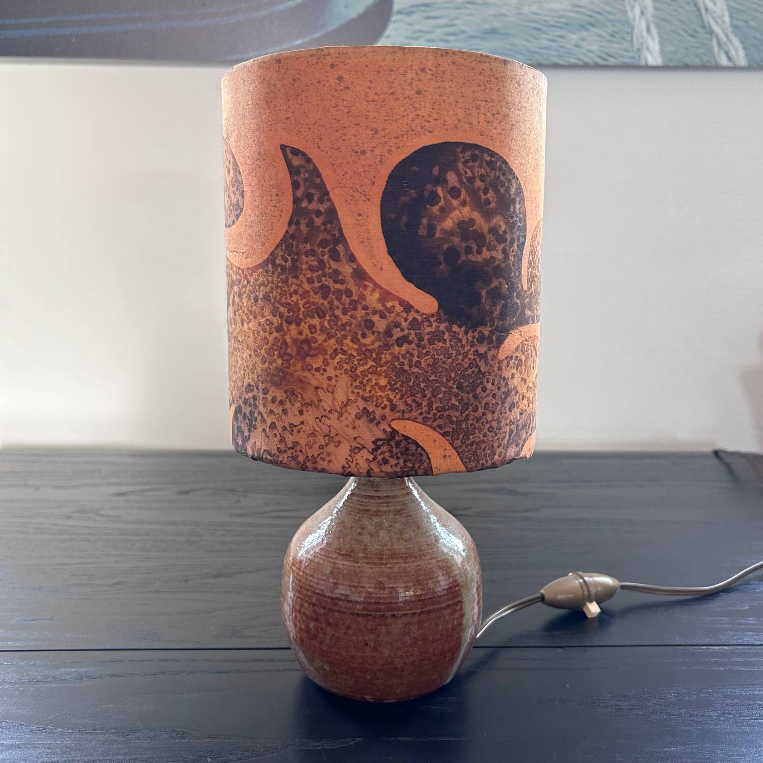 Stoneware lamp, 1970