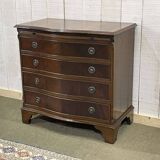 English mahogany commode from the 1950s.