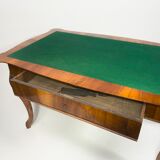 Large flat desk Biedermeier in cherry veneer, Circa 1815 Austria