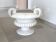 Paolo Marioni coupe / table foot / decoration / container with silk ferns