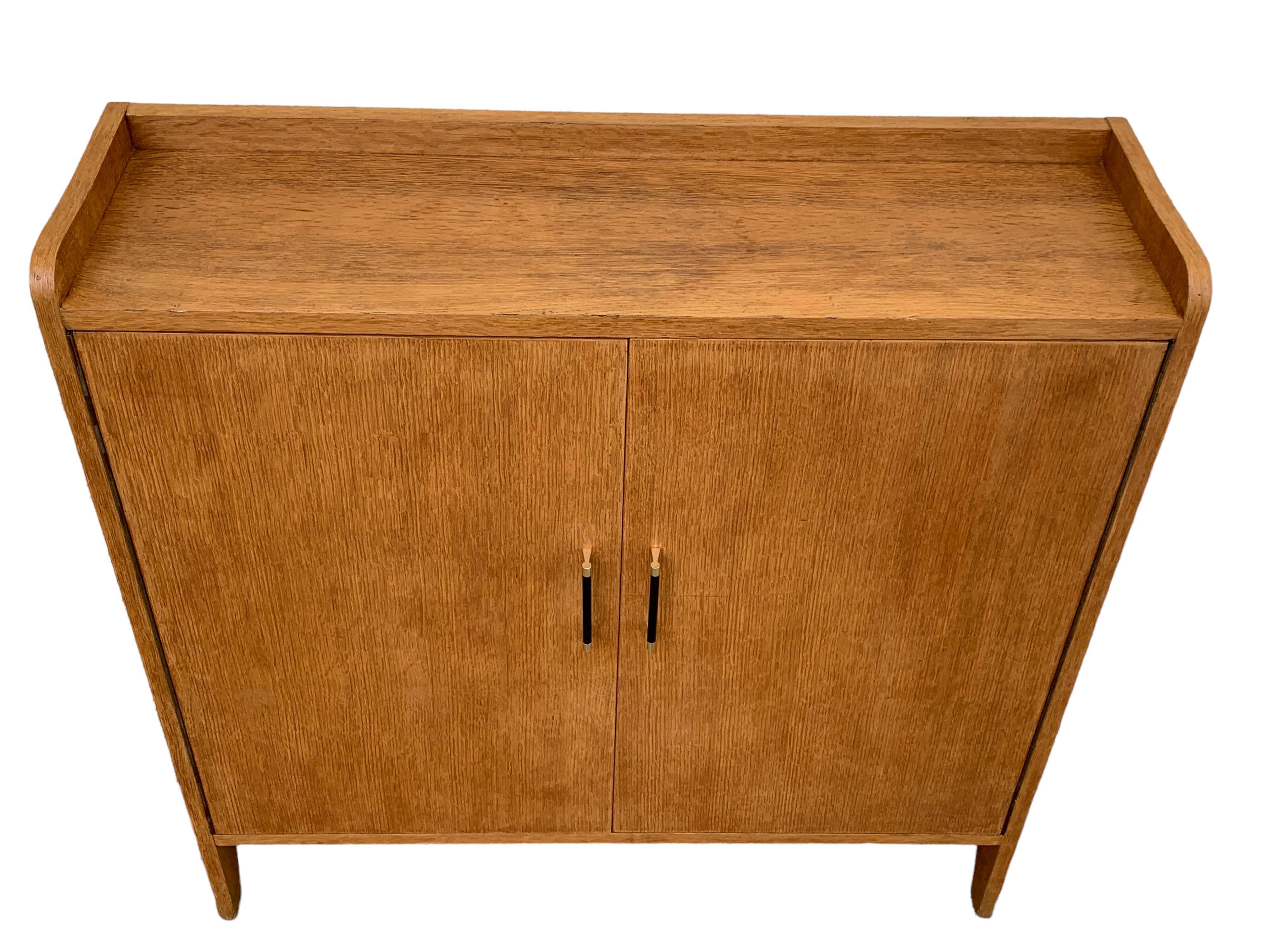 Vintage bookcase feet aileron 1950