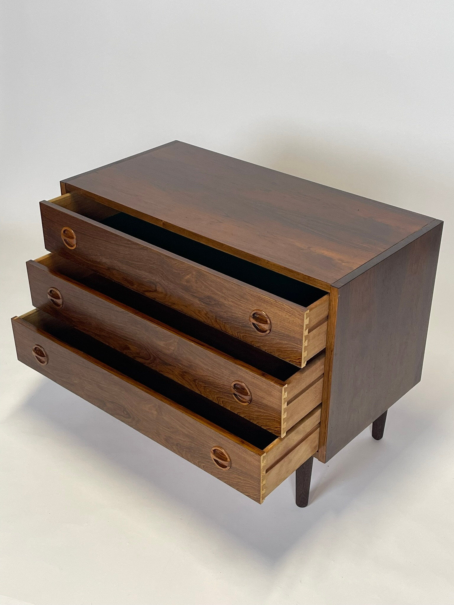 Rosewood chest of drawers from the 1960s.