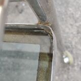 Paire de tables d'appoint design mm en chrome et verre