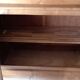Library in solid cherry wood, Louis Philippe style.