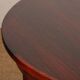 Round extendable dining table in Rio rosewood, 1960