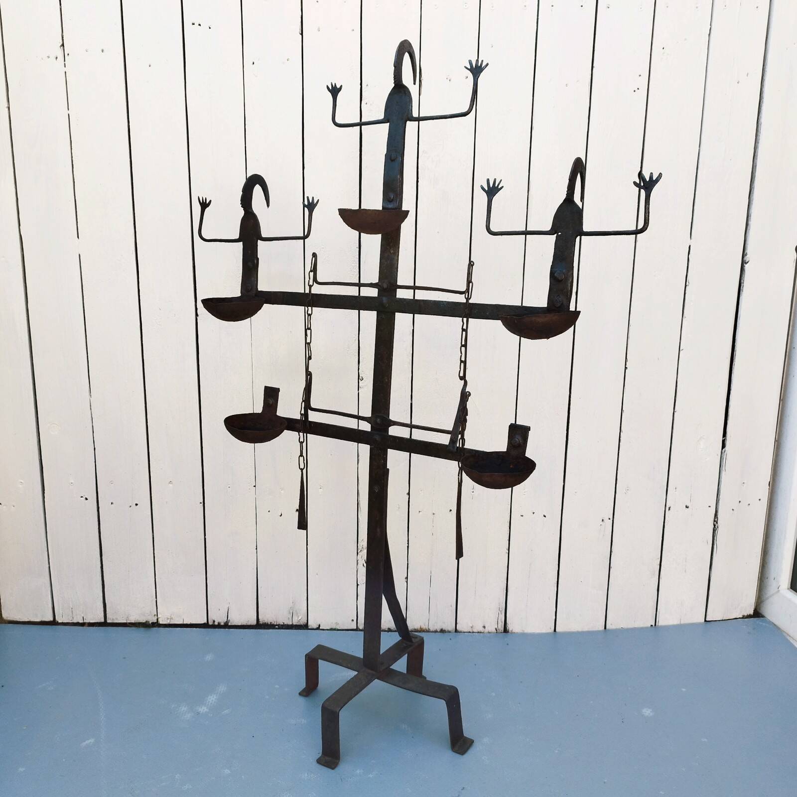 Large anthropomorph 50's Vintage candle holder