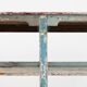 Industrial console with patina of old layers of paint, France ca. 1900