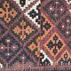 Kilim ancien persan ghashghai tissé main 131x246 cm