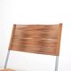 “Miss B” steel lacquered aluminium classic chair by Tito Agnoli