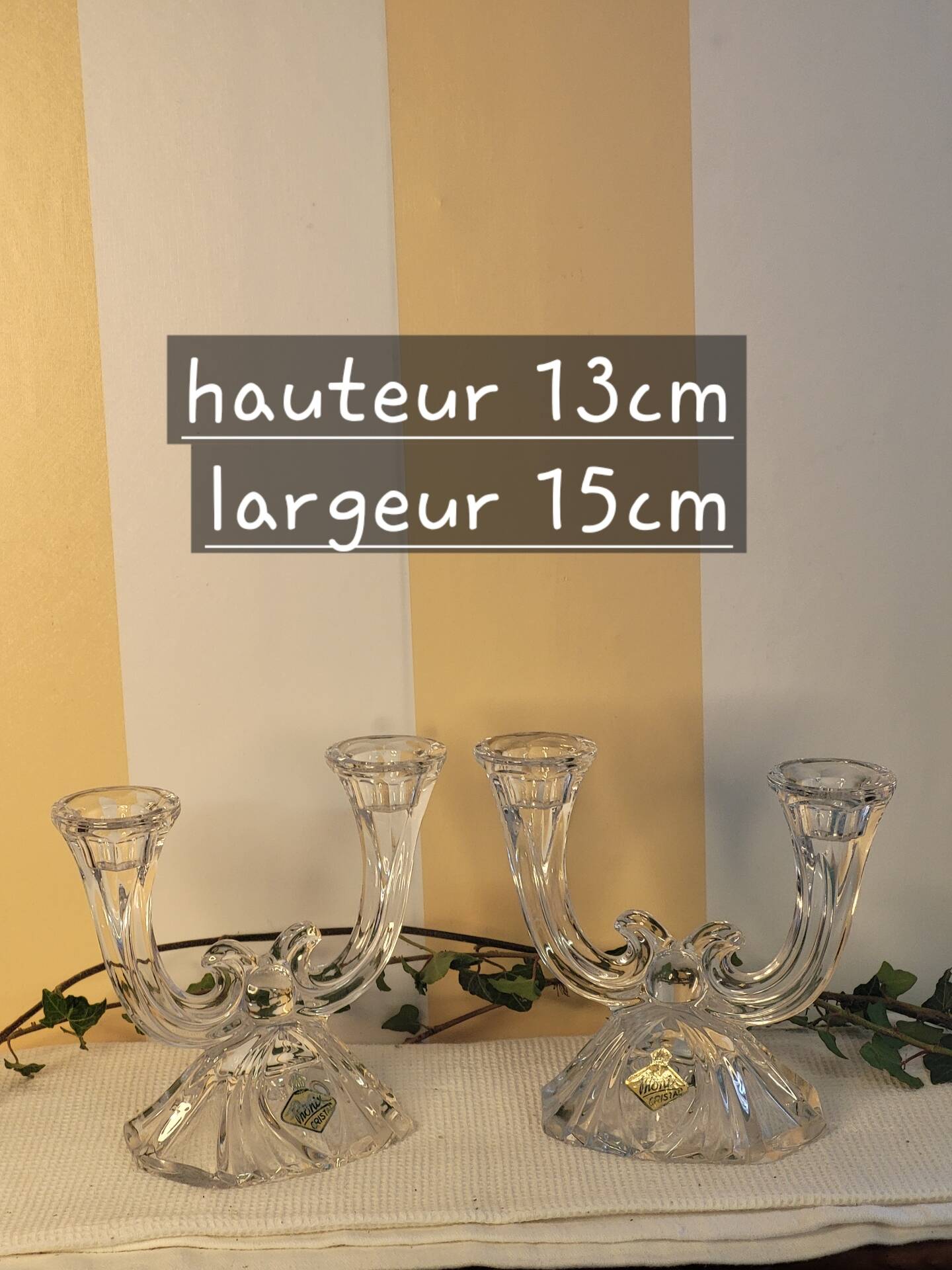 Bougeoirs art deco
