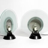 Pair of 1980s table lamps by Pier Giuseppe Ramella for Arteluce model Tikal