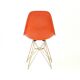 Orange Eiffel Base Chair By Charles And Ray Eames For Herman Miller, 1960s