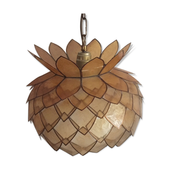 Capiz's mother-of-pearl and brass