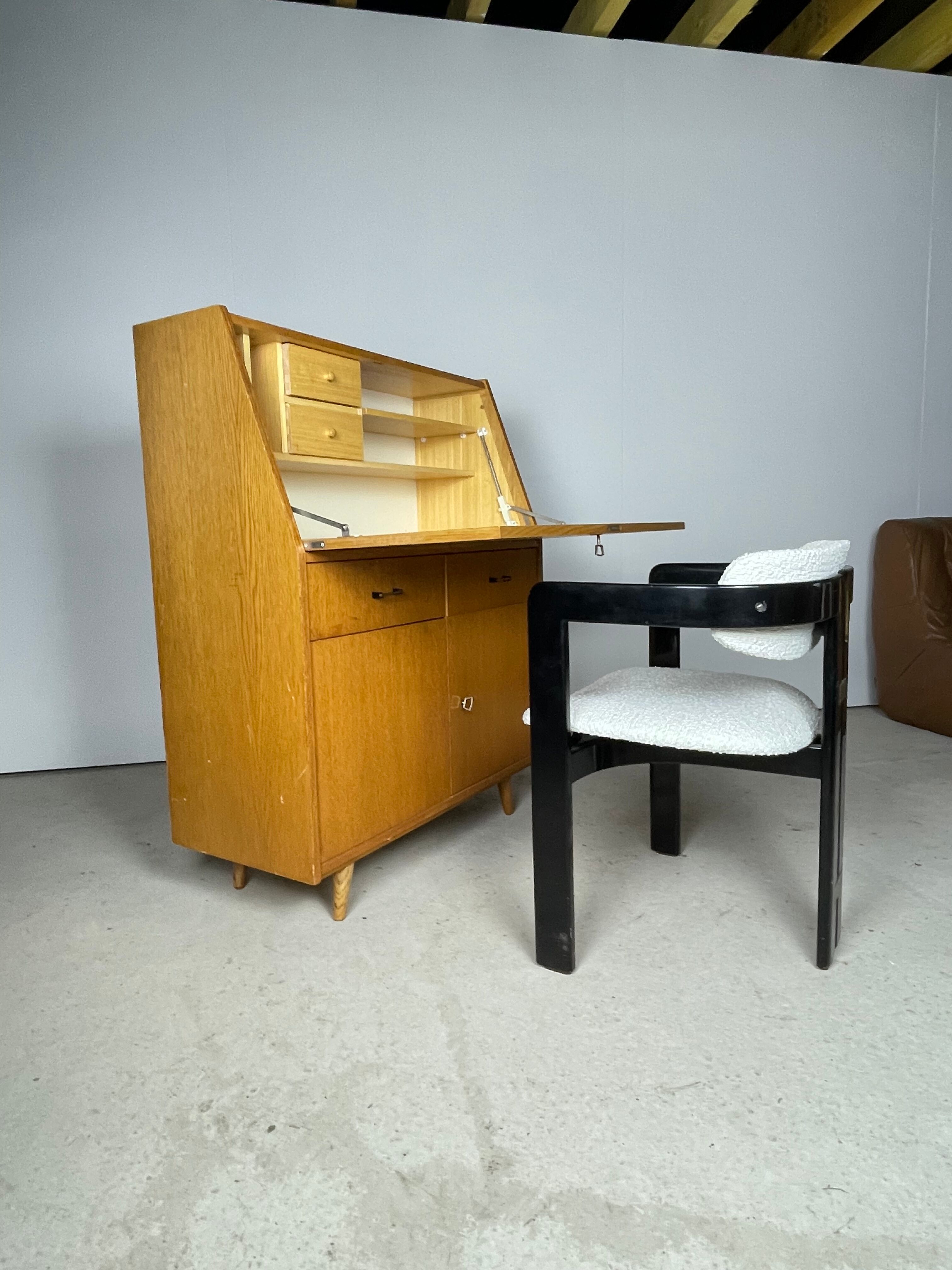 Secretary in blond oak 1960