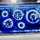 Vintage ceramic mirror from vegvari hungary 1970