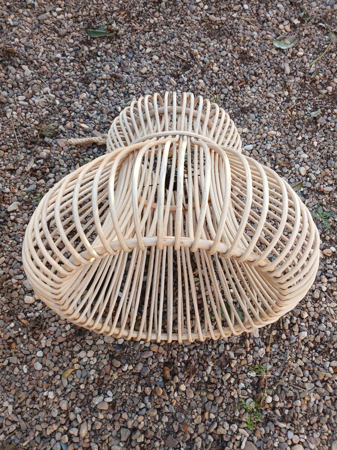 Natural rattan pendant light