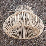 Natural rattan pendant light