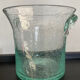 Seau à  champagne Biot vintage verre bullé soufflé