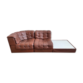 De Sede DS11 sofa in brown leather