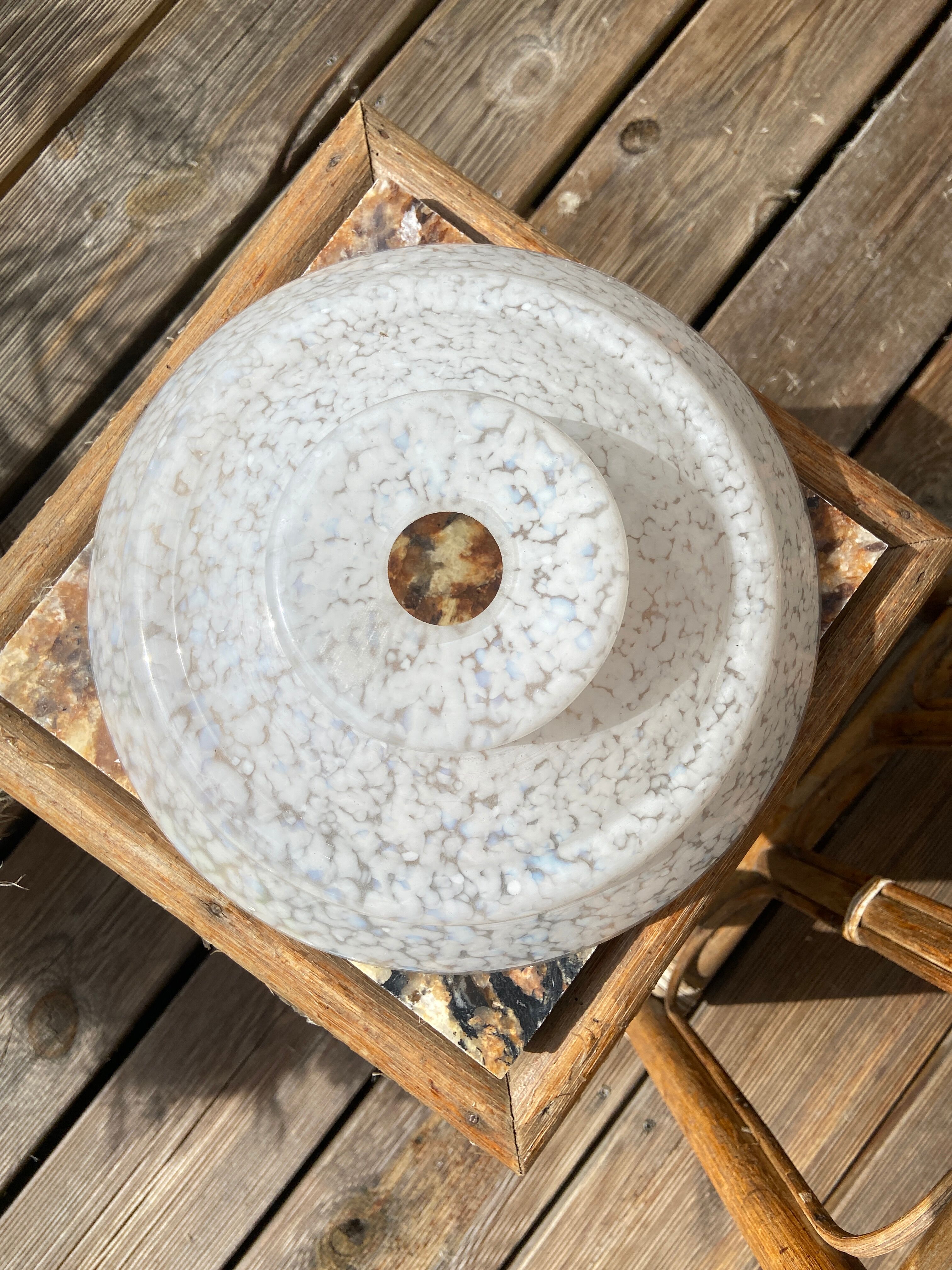 Lampshade glass of Clichy