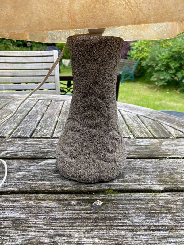 Lampe artisanale Ploum, 1970