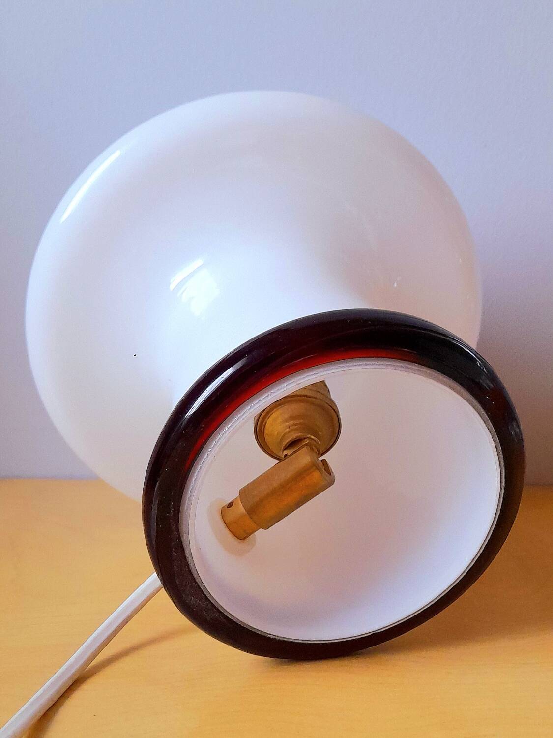 Murano glass mushroom lamp, 1970.