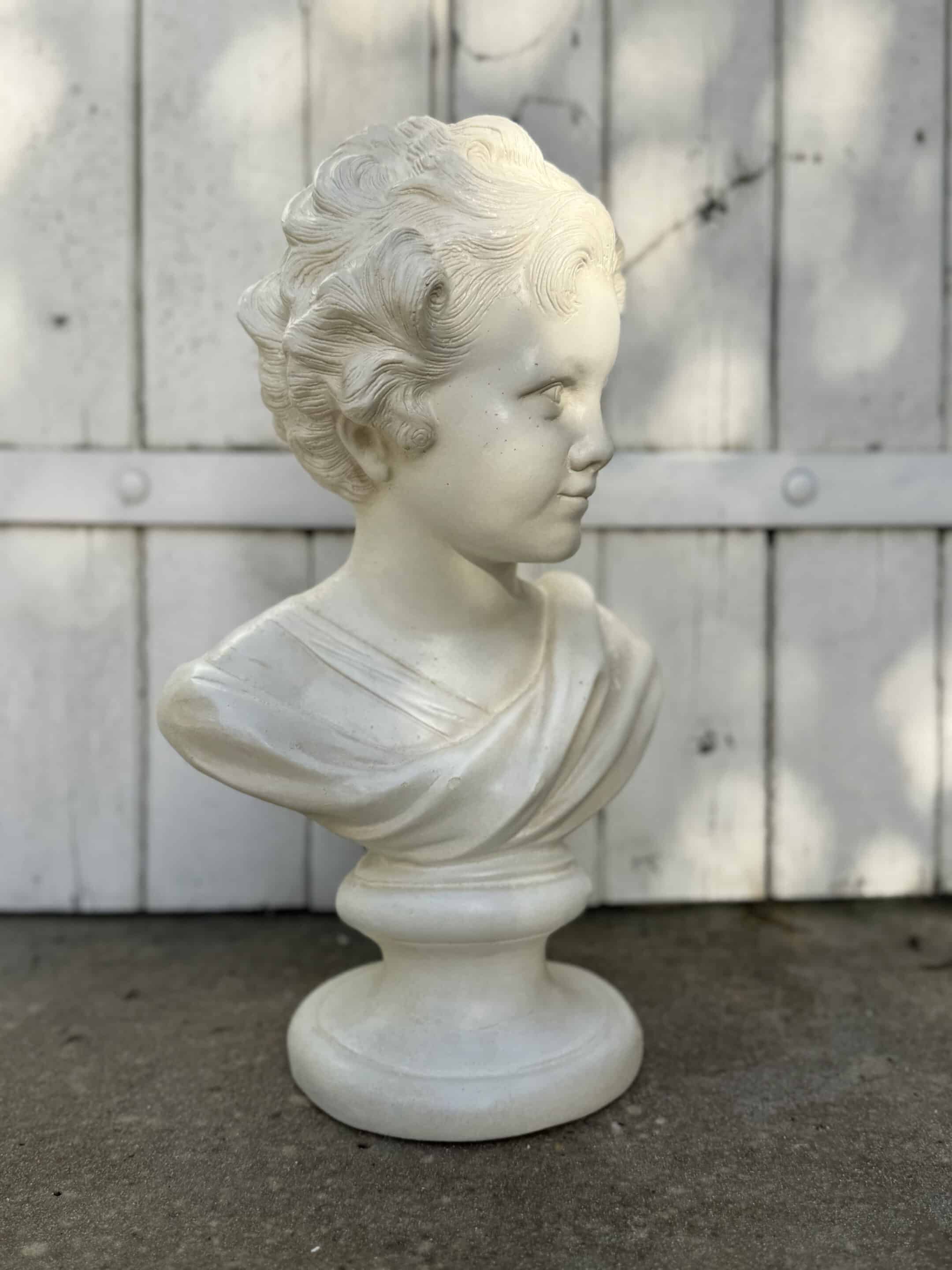 Plaster bust