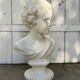 Plaster bust