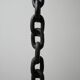 Brutalist style mid-century chain candlestick