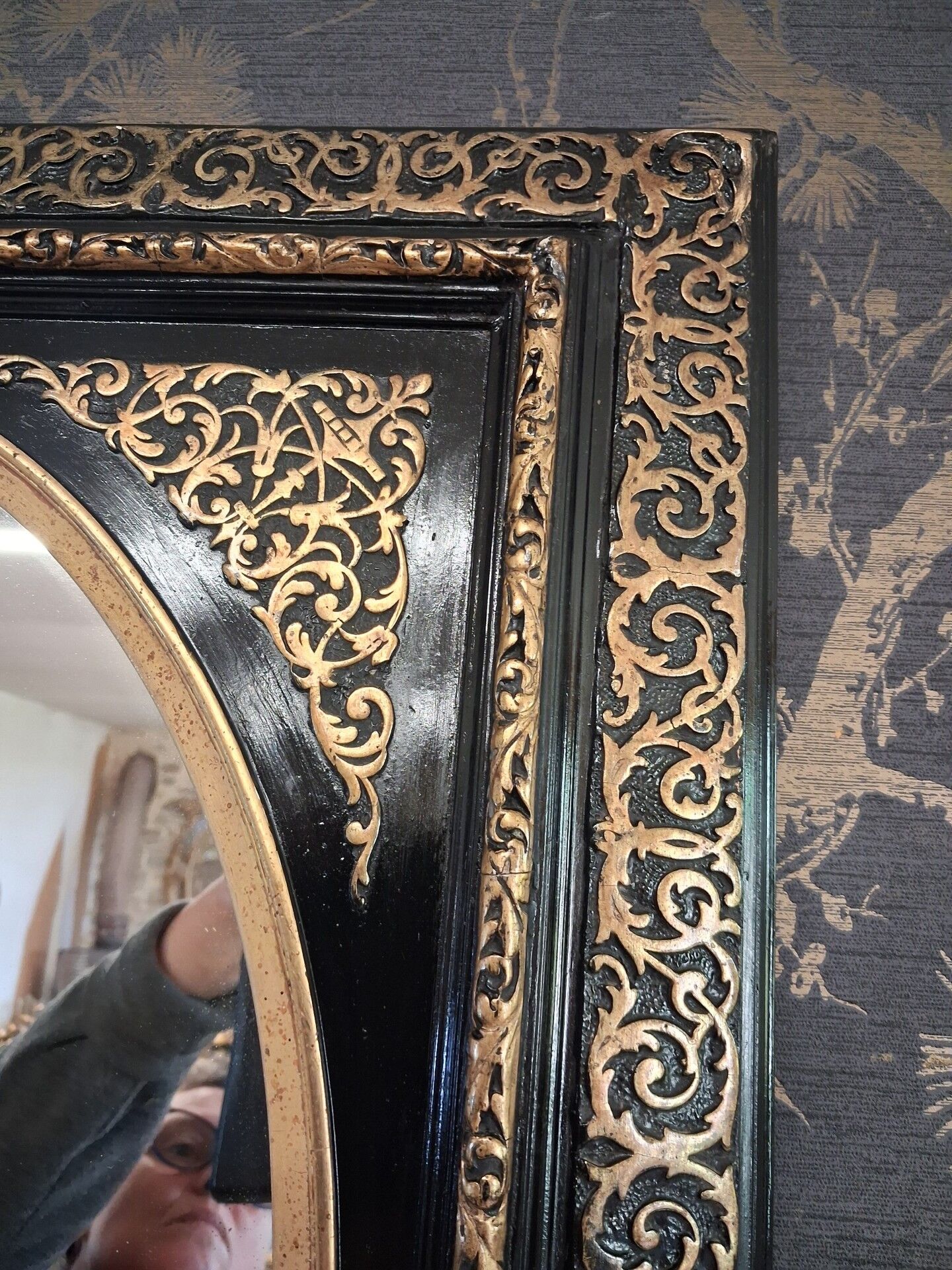 Napoleon III mirror 72 x 62