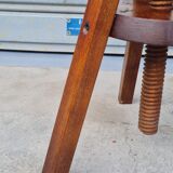 Wooden workshop stool