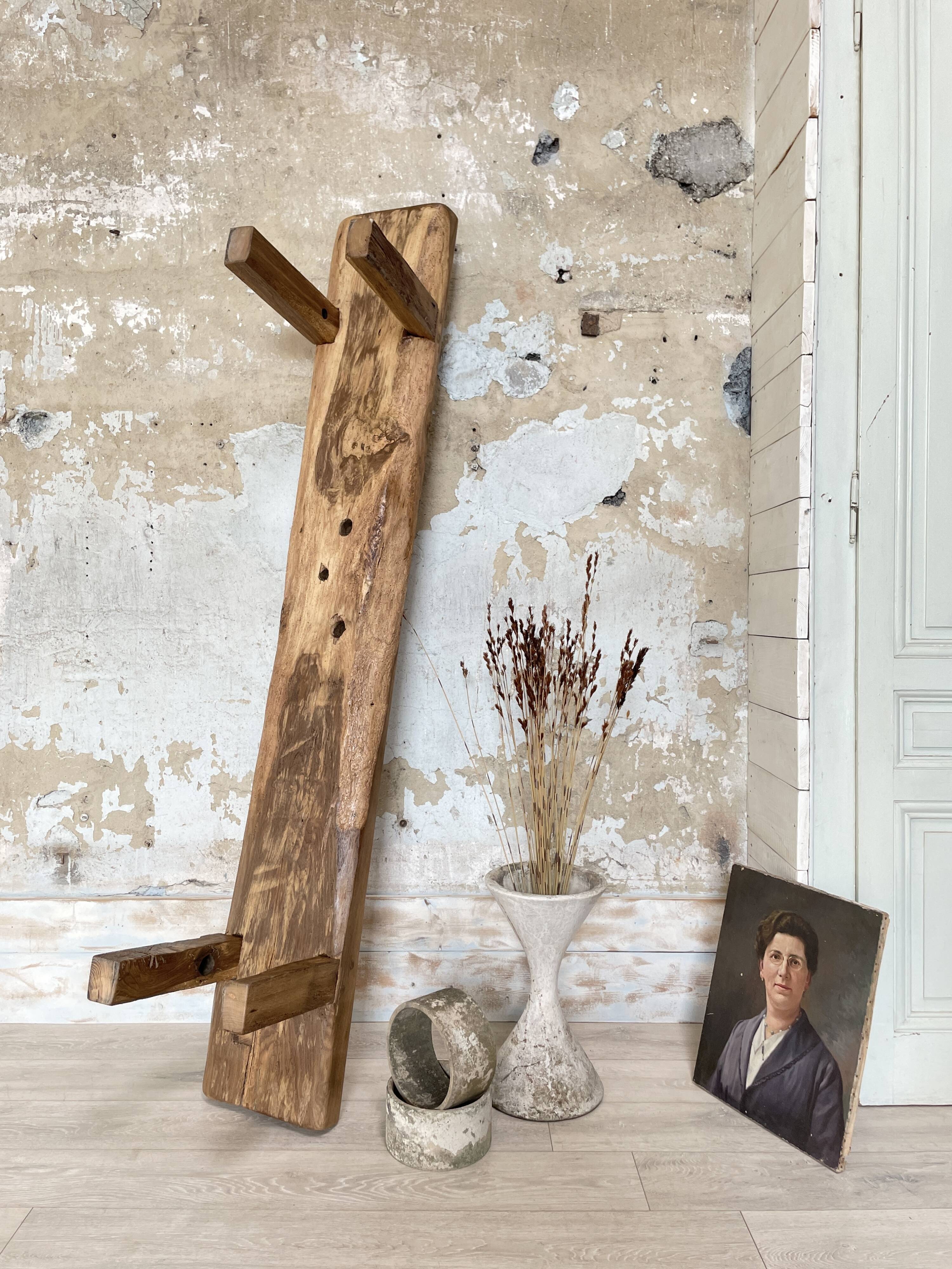 Primitive solid wood coffee table