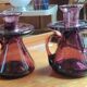 Pair of candlesticks Verrerie de Biot