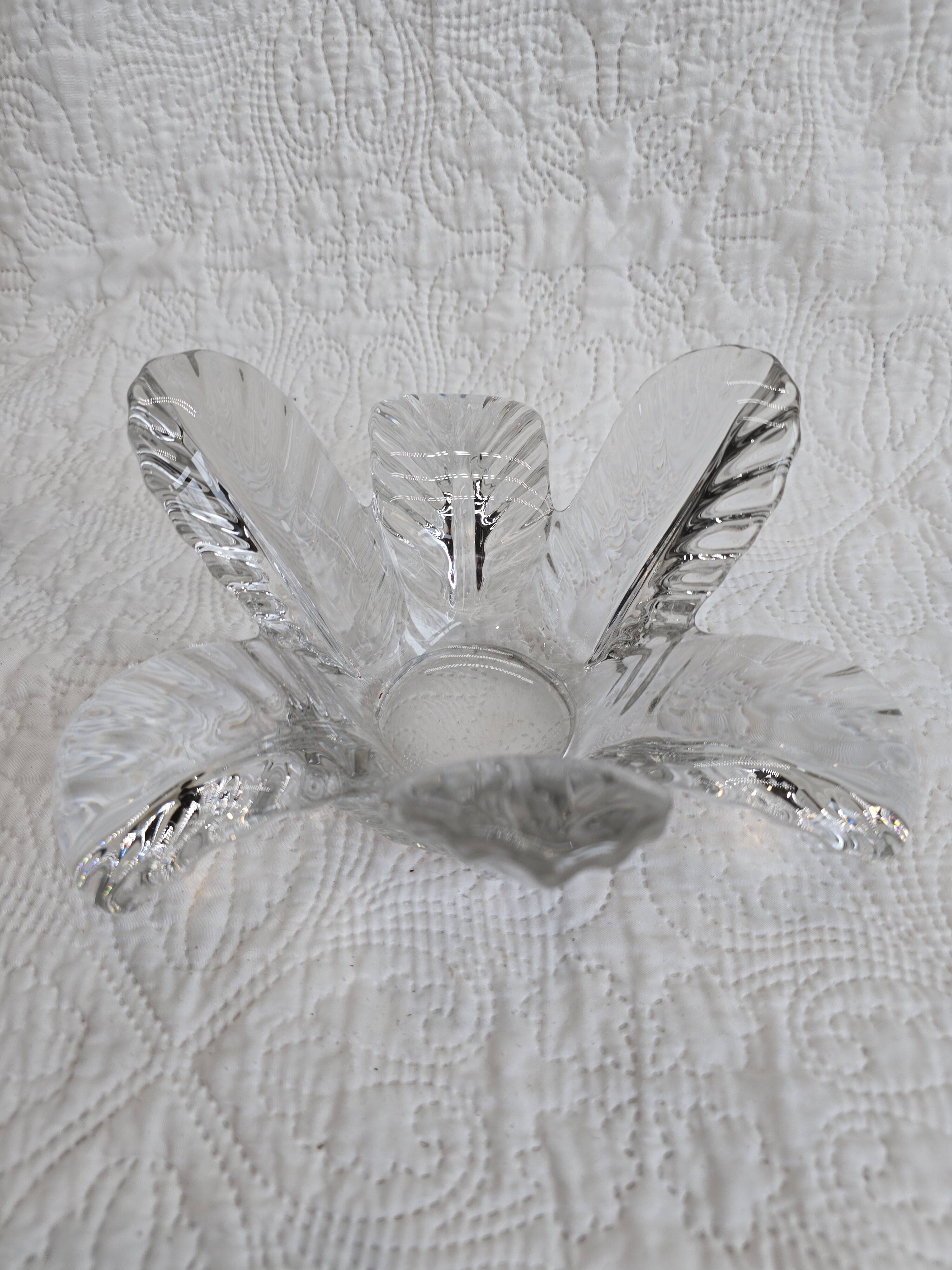 Crystal "Flower" candle holder