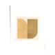 One-design painting on dated and signed paper without frame