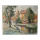 Huile sur toile début XXeme