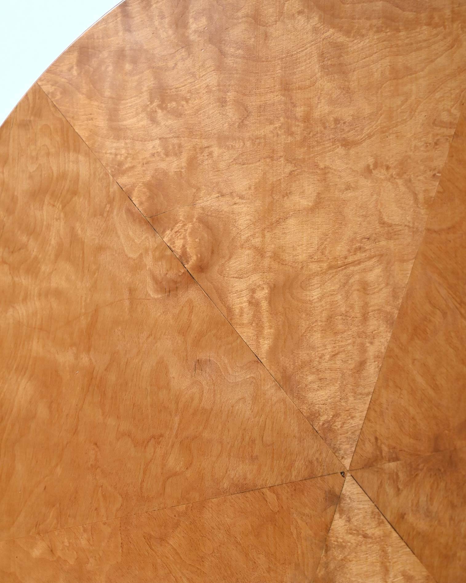 Table basse en bois d'orme, années 1940