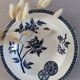 Vintage antique plate porcelain iron earth Marguerite drouot