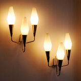 Pair of sconces, 1950s