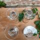 4 flûtes à champagne vintages