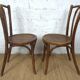 Pair of 1930s bistro chairs Thonet Kohn Fischel bentwood