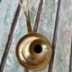 Brass hand candlestick