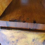 Art deco dining room sideboard in briar with upstand, 1940s