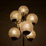 Lampadaire tulipe à 7 feux.